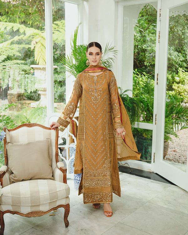 Maryum n Maria | Freesia Ariya Formals | SW23-508 - Dijon - Mahin - by - Libasekhas UK - Registered Vendor of : Maryam N Maria - 100% Original Designer Dresss