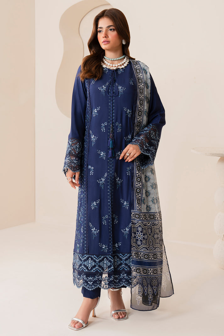 Imrozia Premium I Bloom Core | IP-167 BLUEMBELL - by Libasekhas UK - Registered Vendor of : Imrozia Premium - 100% Original Designer Dress
