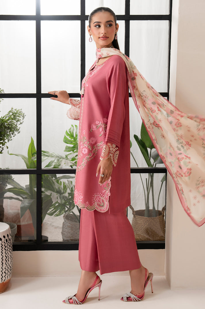 Imrozia Premium I Bloom Core | IP-170 PINK MUSK - by Libasekhas UK - Registered Vendor of : Imrozia Premium - 100% Original Designer Dress