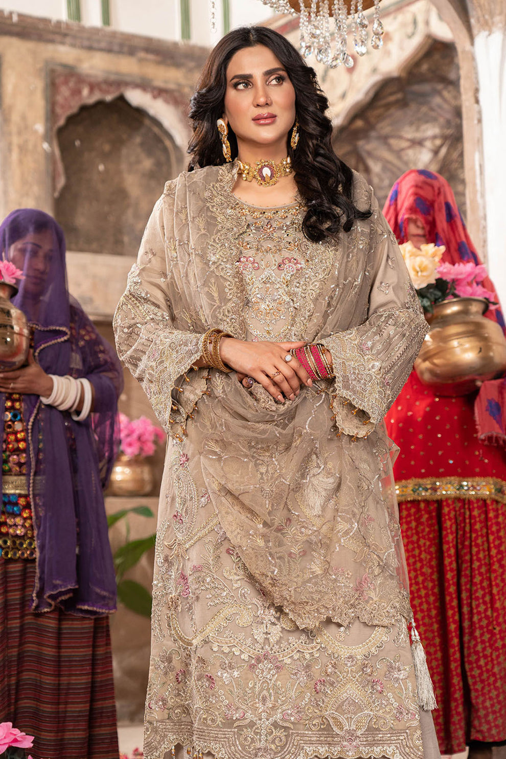 Imrozia Premium | Tehwar Premium | IP-149 RANGOLI - by Libasekhas UK - Registered Vendor of : Imrozia Premium - 100% Original Designer Dress