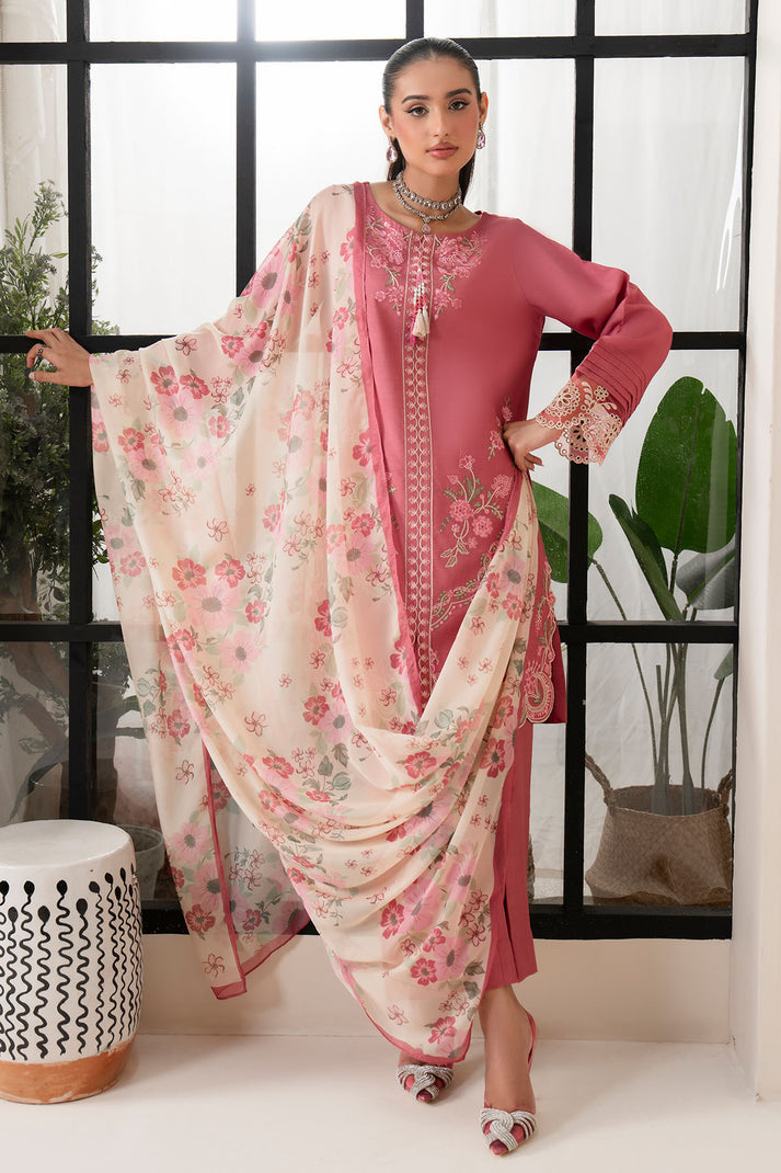 Imrozia Premium I Bloom Core | IP-170 PINK MUSK - by Libasekhas UK - Registered Vendor of : Imrozia Premium - 100% Original Designer Dress