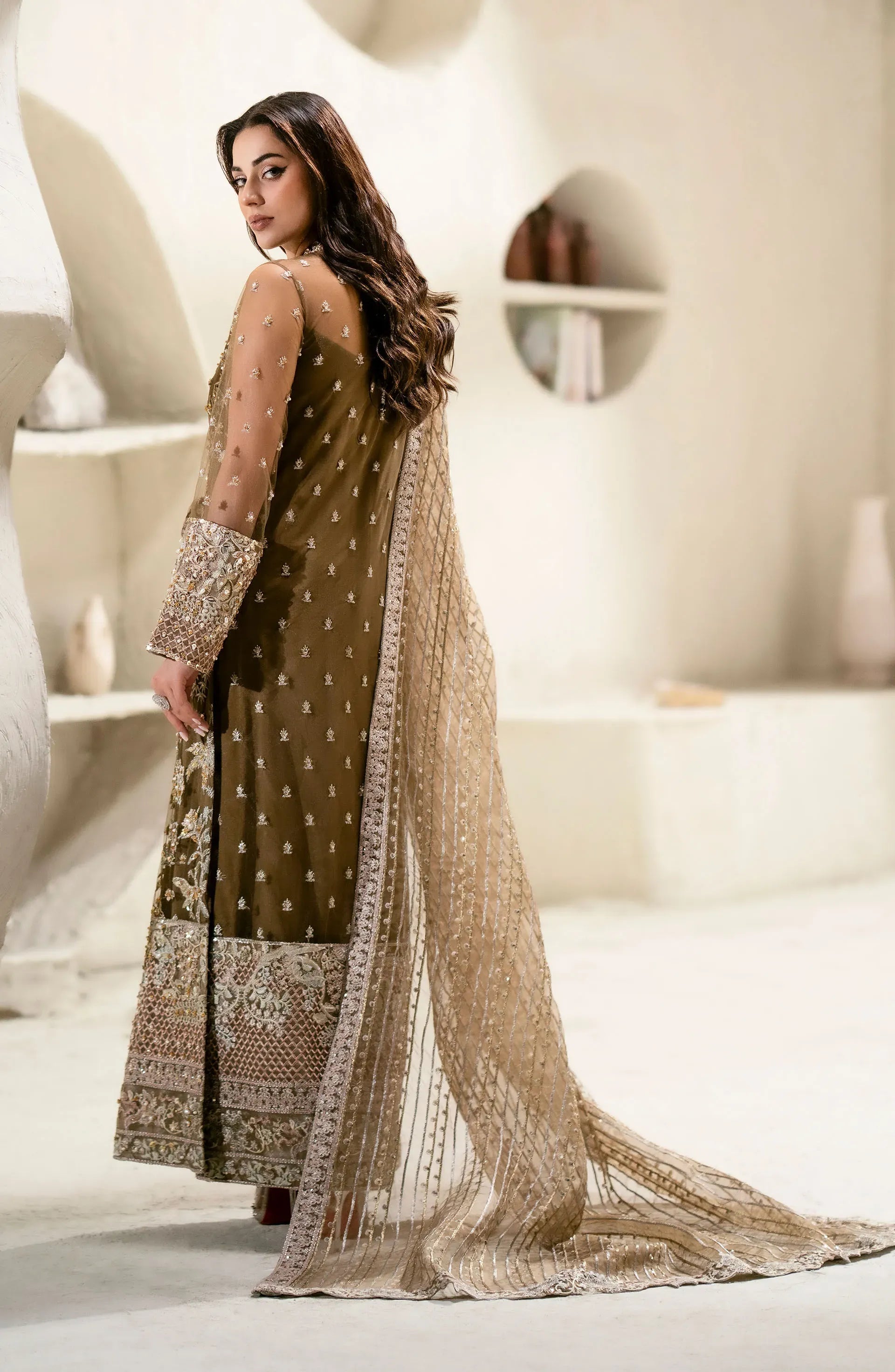 Maryum N Maria | Luxury Formals | HALEH - MW24-569 - by - Libasekhas UK - Registered Vendor of : Maryum N Maria - 100% Original Designer Dresss