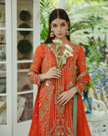 Maryum n Maria | Freesia Ariya Formals | SW23-509 - Tiger Orange - Mina - by - Libasekhas UK - Registered Vendor of : Maryam N Maria - 100% Original Designer Dresss
