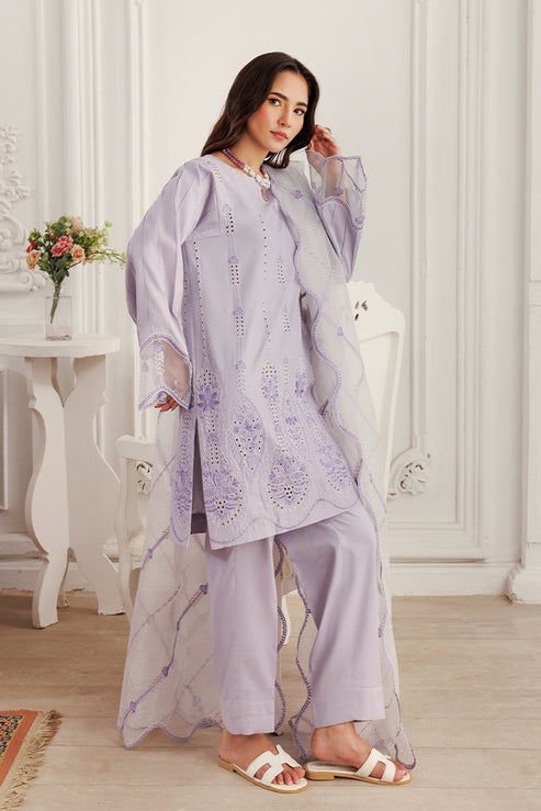 Saffron | Le Soleil 25 | Lilac Dust - by Libasekhas UK - Registered Vendor of : Saffron - 100% Original Designer Dress