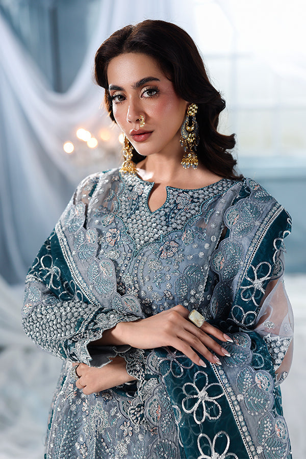 Saffron | Zynoria Formals 25 | Labrodorite - by Libasekhas UK - Registered Vendor of : Saffron - 100% Original Designer Dress