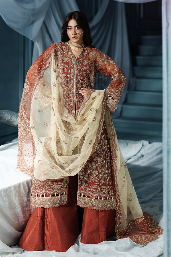 Saffron | Zynoria Formals 25 | Burnt Topaz - by Libasekhas UK - Registered Vendor of : Saffron - 100% Original Designer Dress