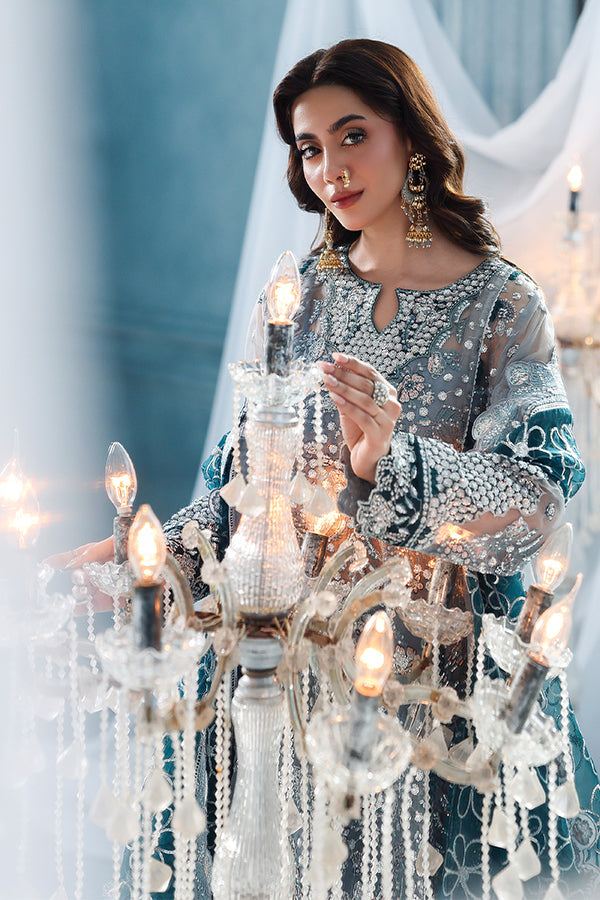 Saffron | Zynoria Formals 25 | Labrodorite - by Libasekhas UK - Registered Vendor of : Saffron - 100% Original Designer Dress