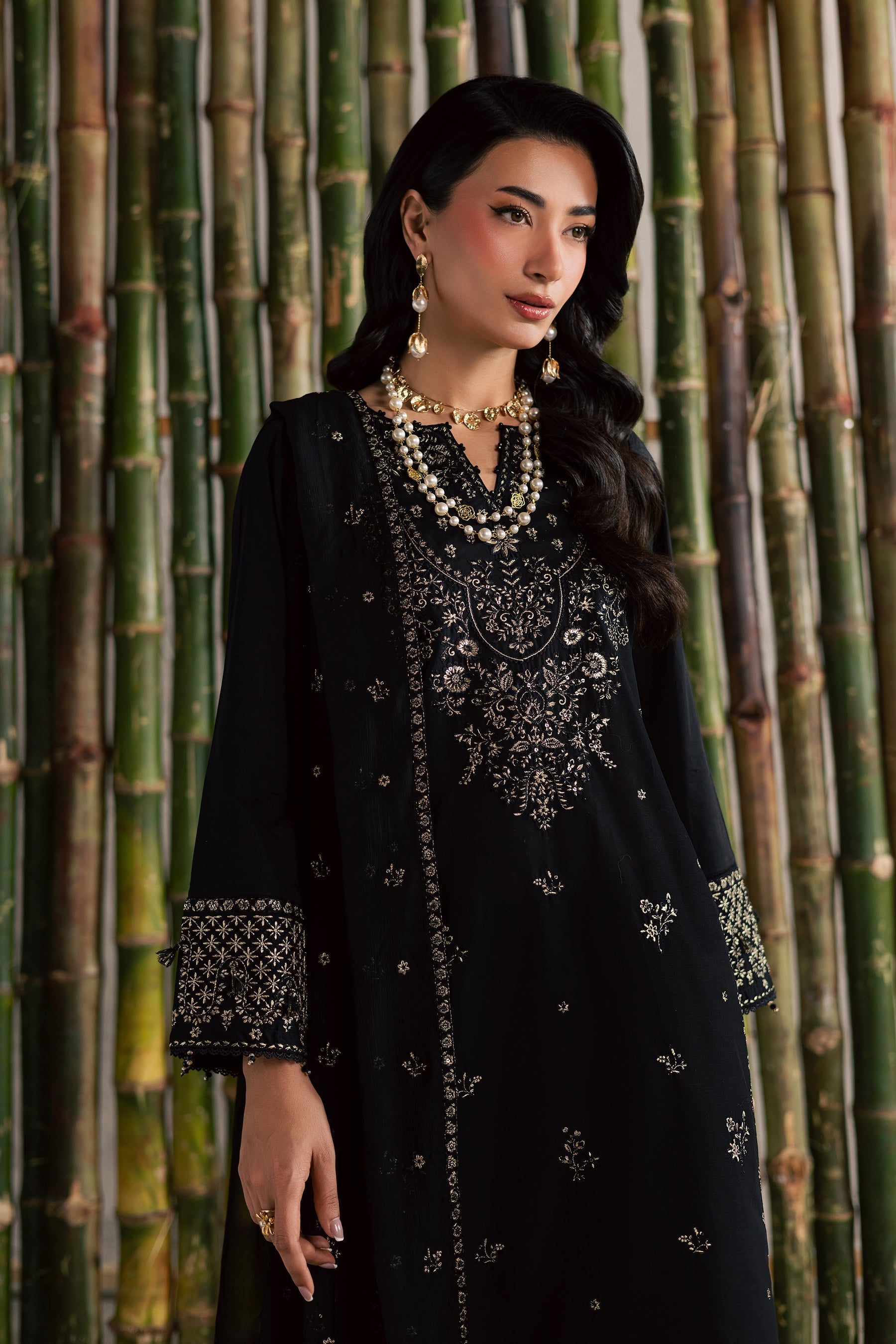 Batik | Festive Eid 26 | Ash - by Libasekhas - Registered Vendor of : Batik - 100% Original Designer Dress