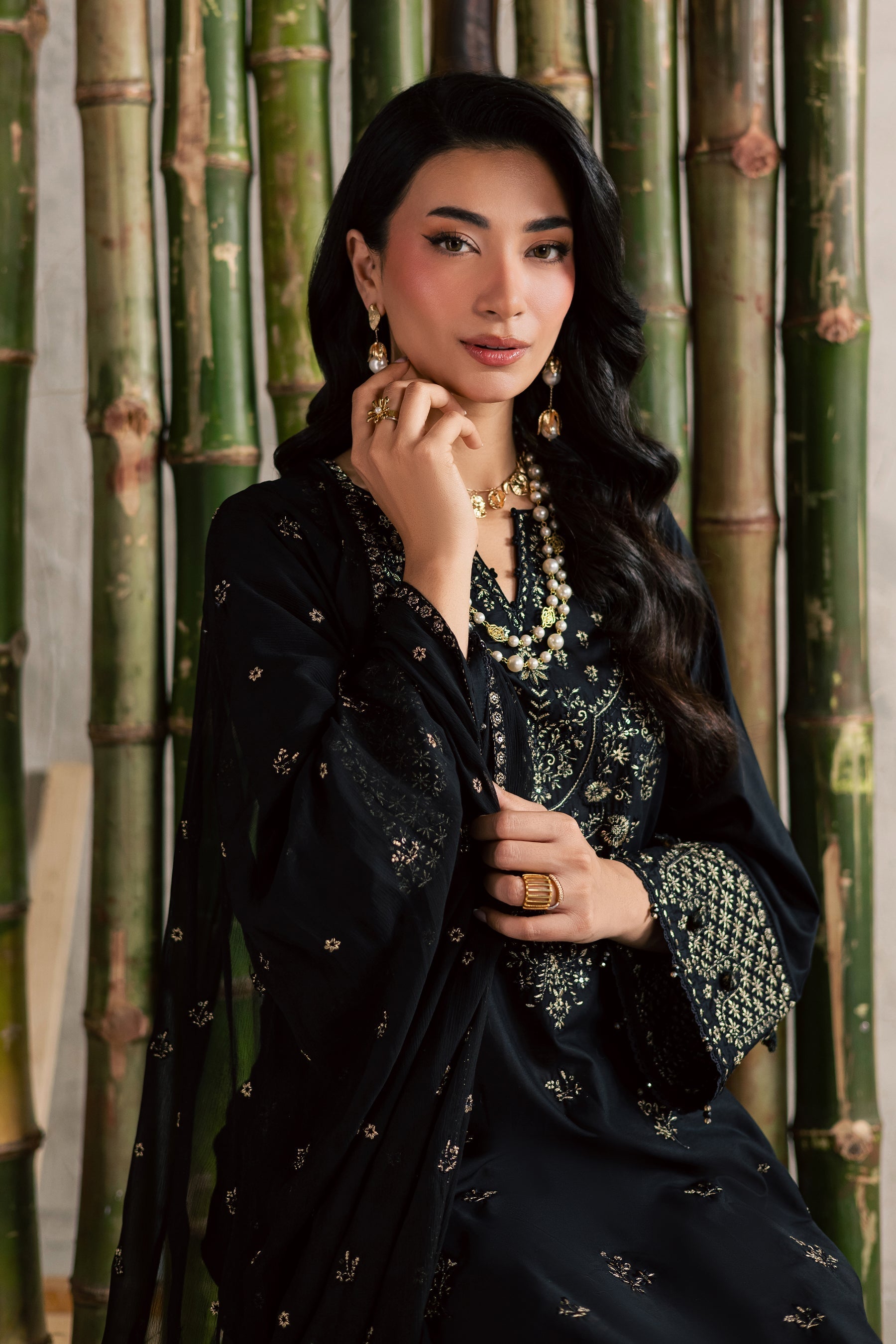 Batik | Festive Eid 26 | Ash - by Libasekhas - Registered Vendor of : Batik - 100% Original Designer Dress
