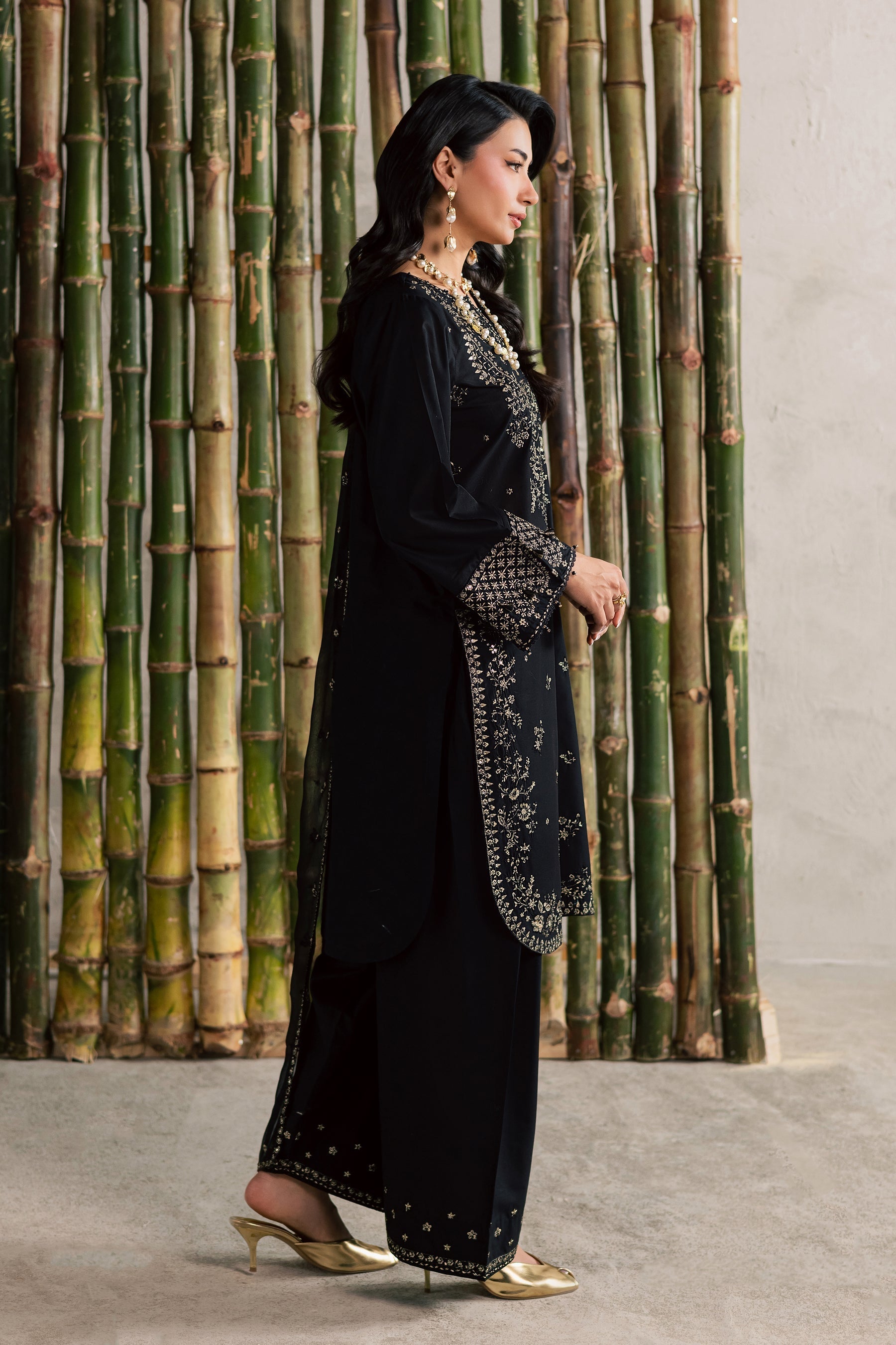 Batik | Festive Eid 26 | Ash - by Libasekhas - Registered Vendor of : Batik - 100% Original Designer Dress