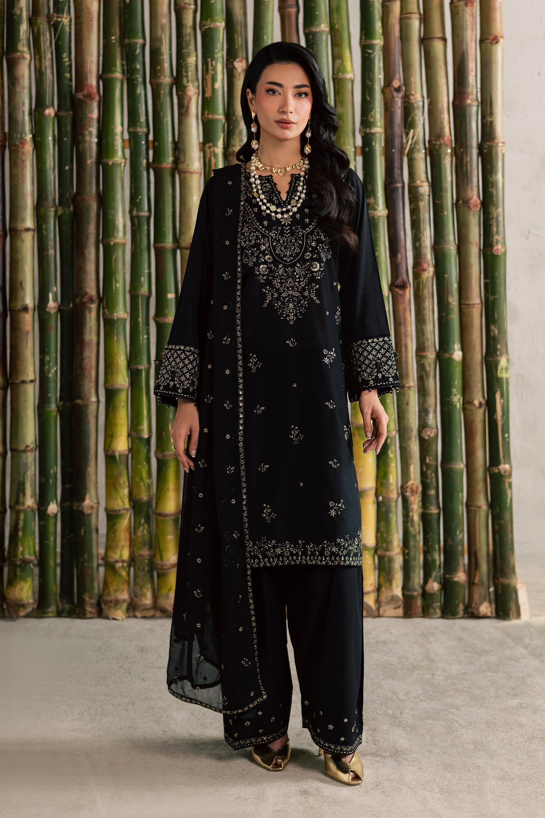 Batik | Festive Eid 26 | Ash - by Libasekhas - Registered Vendor of : Batik - 100% Original Designer Dress