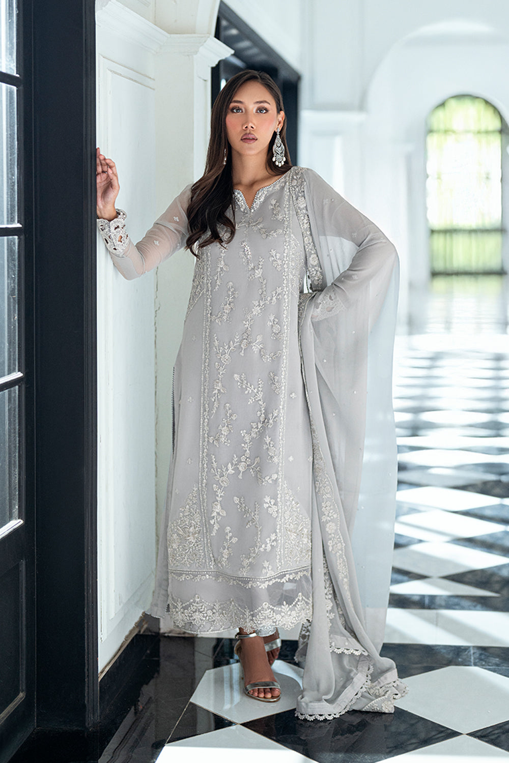 Azure | Ensembles | Ash Veil - by Libasekhas UK - Registered Vendor of : Azure - 100% Original Designer Dress