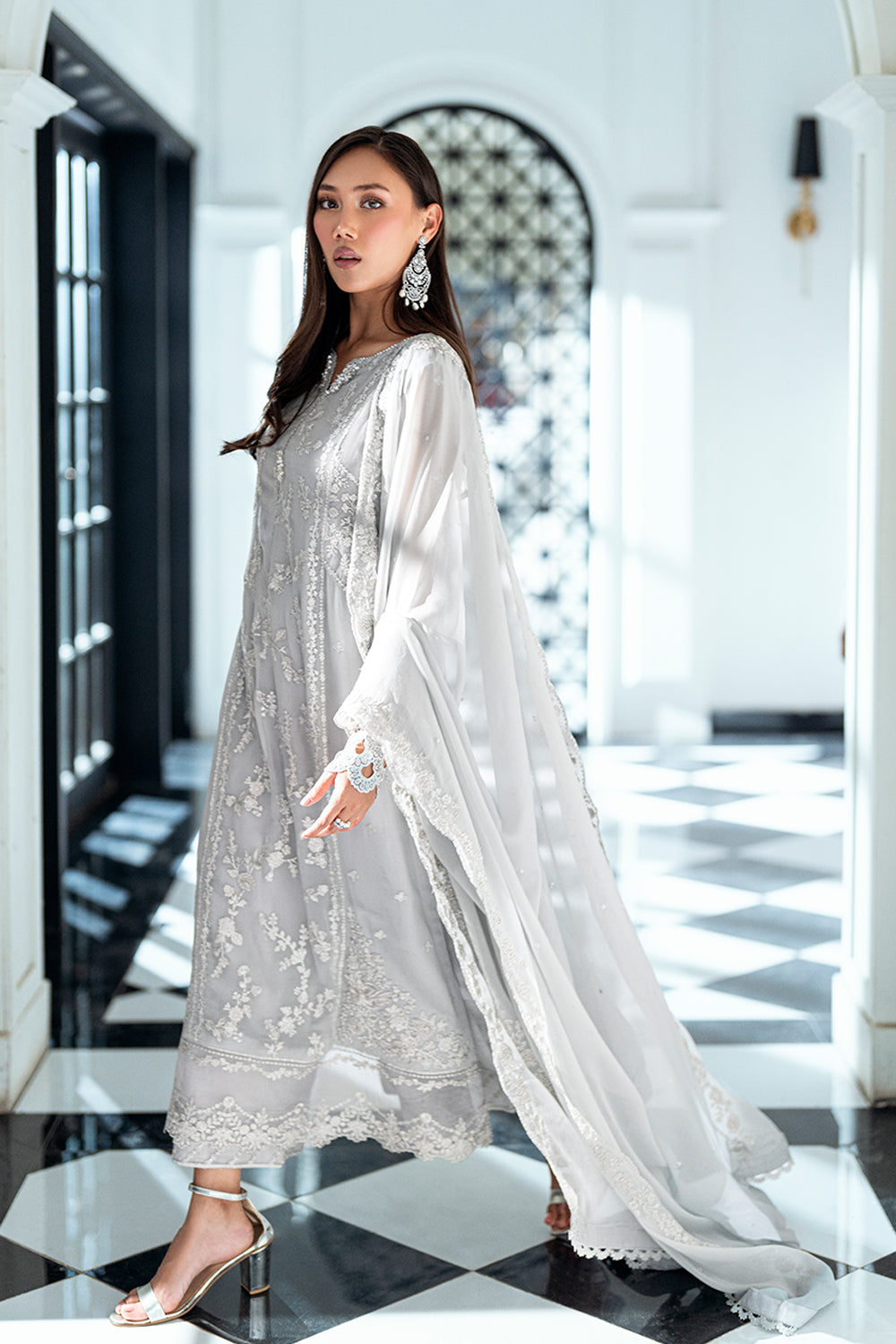 Azure | Ensembles | Ash Veil - by Libasekhas UK - Registered Vendor of : Azure - 100% Original Designer Dress