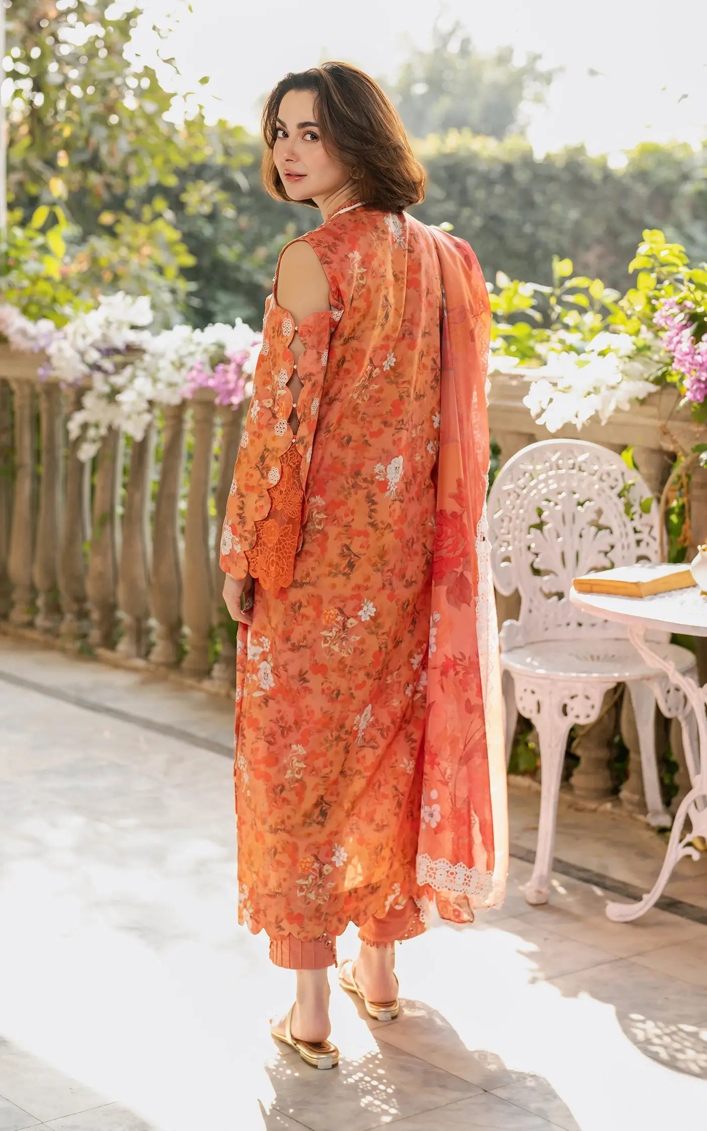 Asifa and Nabeel | Gulkari Summer 25 | Citrus Glow (GKL-08) - by - Libasekhas UK - Registered Vendor of : Asifa and Nabeel - 100% Original Designer Dresss