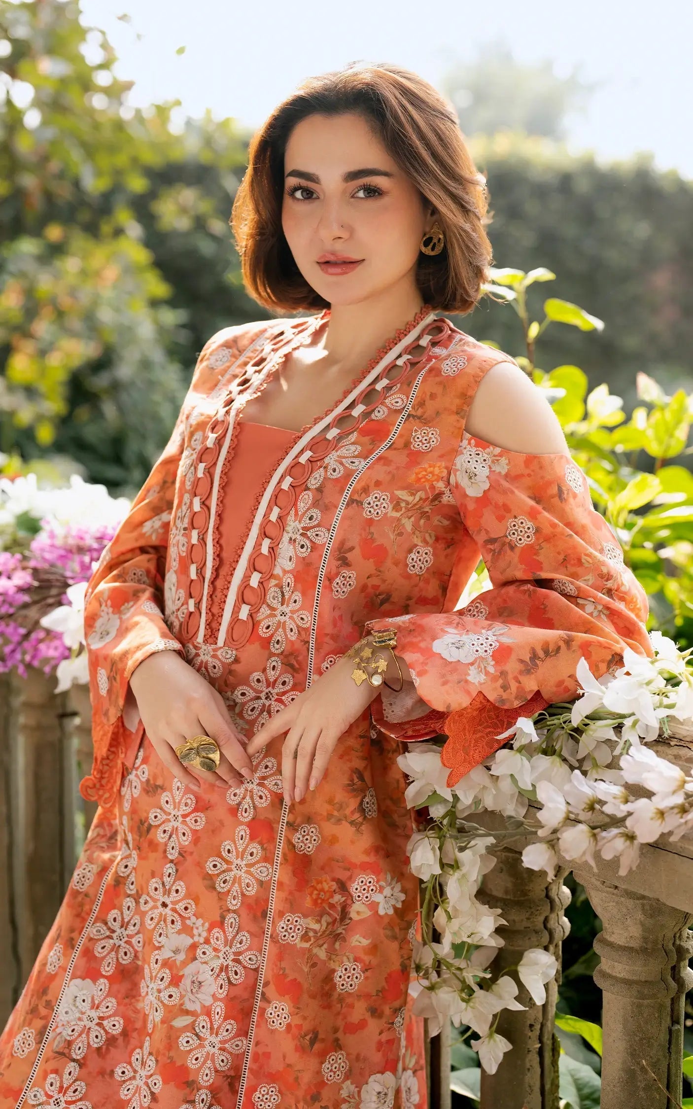 Asifa and Nabeel | Gulkari Summer 25 | Citrus Glow (GKL-08) - by - Libasekhas UK - Registered Vendor of : Asifa and Nabeel - 100% Original Designer Dresss