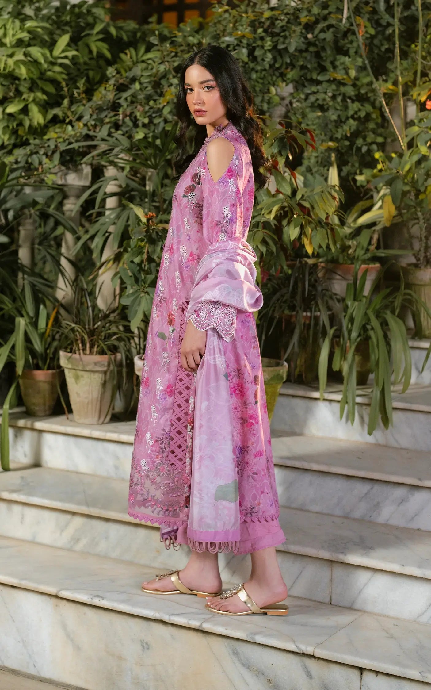 Asifa and Nabeel | Gulkari Summer 25 | Dawn Petals (GKL-10) - by - Libasekhas UK - Registered Vendor of : Asifa and Nabeel - 100% Original Designer Dresss