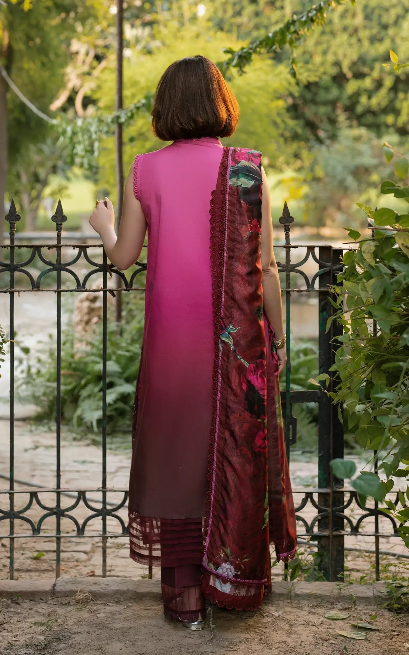 Asifa and Nabeel | Gulkari Summer 25 | Sunkissed Garden (GKL-13) - by - Libasekhas UK - Registered Vendor of : Asifa and Nabeel - 100% Original Designer Dresss