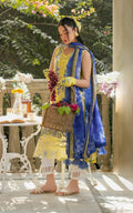 Asifa and Nabeel | Gulkari Summer 25 | Sunlit Breeze (GKL-15) - by - Libasekhas UK - Registered Vendor of : Asifa and Nabeel - 100% Original Designer Dresss