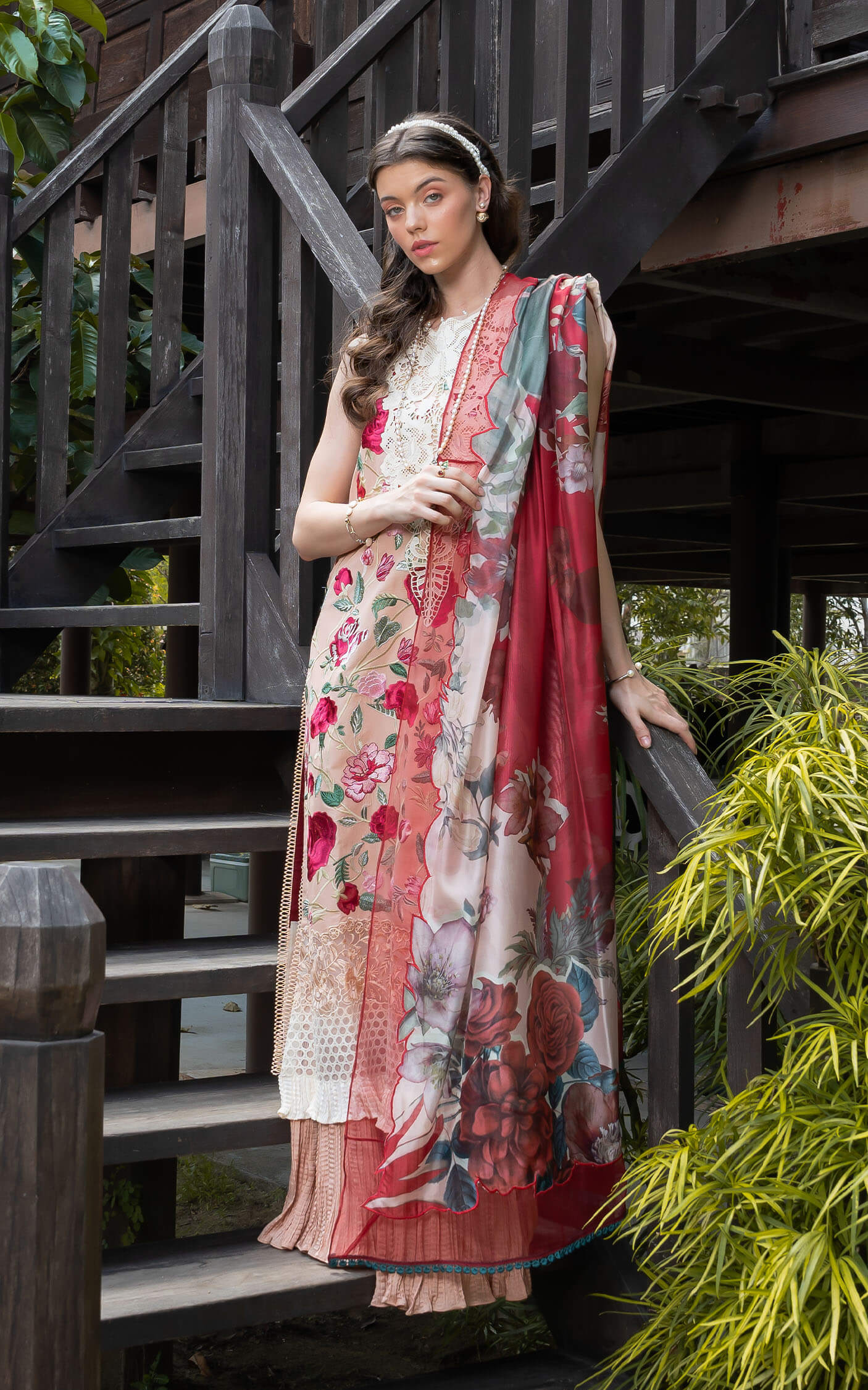 Asifa and Nabeel | Rosemary Ruffles 24 | Botanica - by - Libasekhas UK - Registered Vendor of : Asifa and Nabeel - 100% Original Designer Dresss