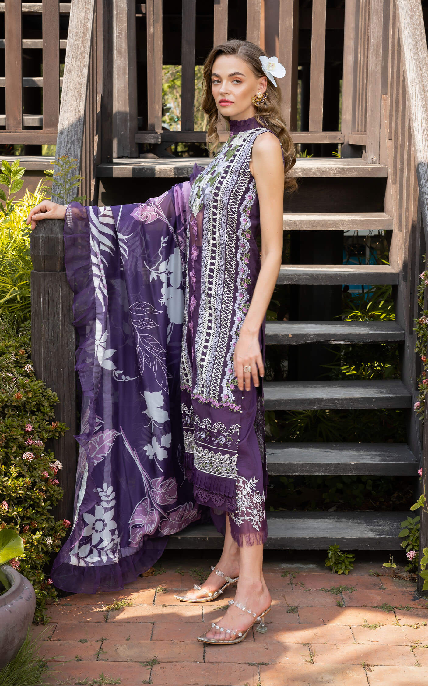 Asifa and Nabeel | Rosemary Ruffles 24 | Dazzle - by - Libasekhas UK - Registered Vendor of : Asifa and Nabeel - 100% Original Designer Dresss