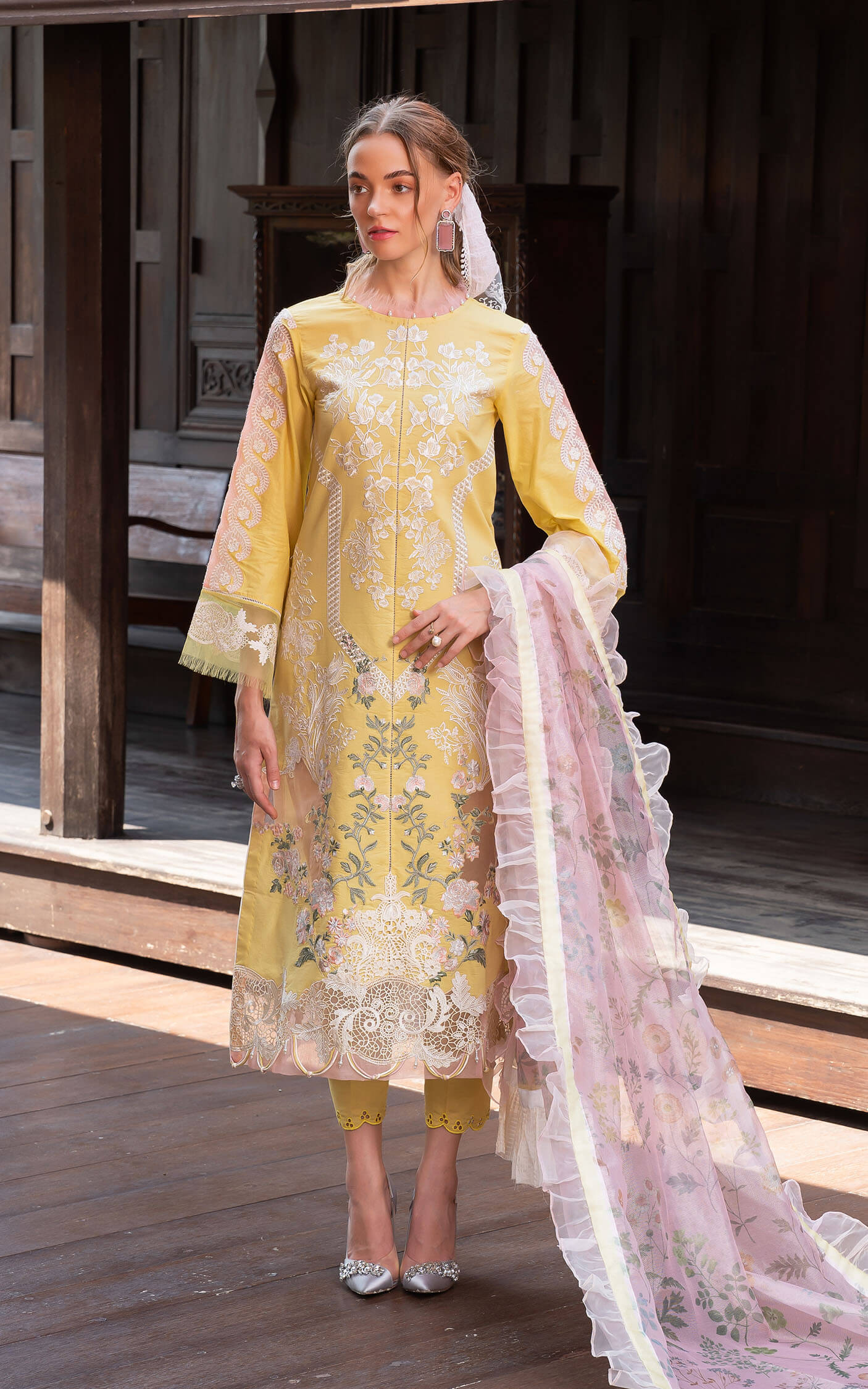 Asifa and Nabeel | Rosemary Ruffles 24 | Essence - by - Libasekhas UK - Registered Vendor of : Asifa and Nabeel - 100% Original Designer Dresss
