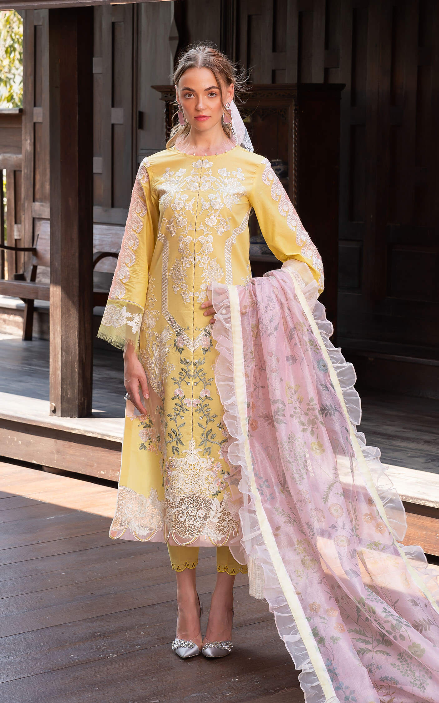 Asifa and Nabeel | Rosemary Ruffles 24 | Essence - by - Libasekhas UK - Registered Vendor of : Asifa and Nabeel - 100% Original Designer Dresss