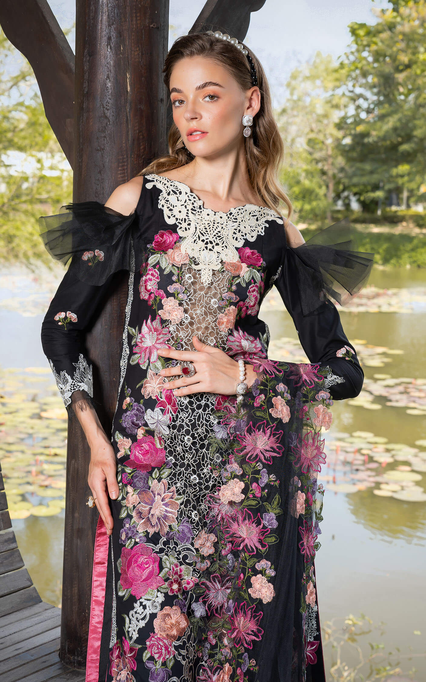 Asifa and Nabeel | Rosemary Ruffles 24 | Euphoria - by - Libasekhas UK - Registered Vendor of : Asifa and Nabeel - 100% Original Designer Dresss