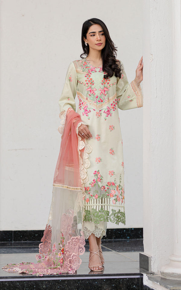 Asifa and Nabeel | Rosemary Ruffles 24 | Serene - by - Libasekhas UK - Registered Vendor of : Asifa and Nabeel - 100% Original Designer Dresss