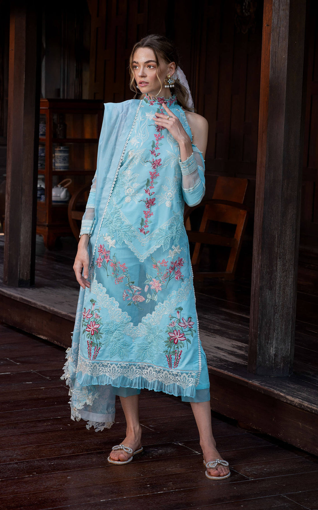 Asifa and Nabeel | Rosemary Ruffles 24 | Utopia - by - Libasekhas UK - Registered Vendor of : Asifa and Nabeel - 100% Original Designer Dresss