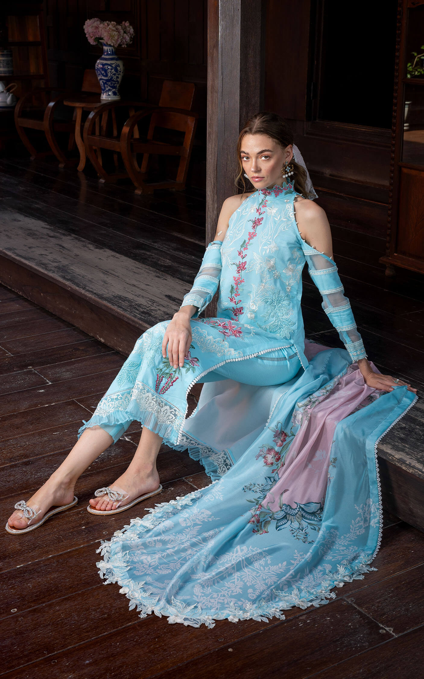 Asifa and Nabeel | Rosemary Ruffles 24 | Utopia - by - Libasekhas UK - Registered Vendor of : Asifa and Nabeel - 100% Original Designer Dresss