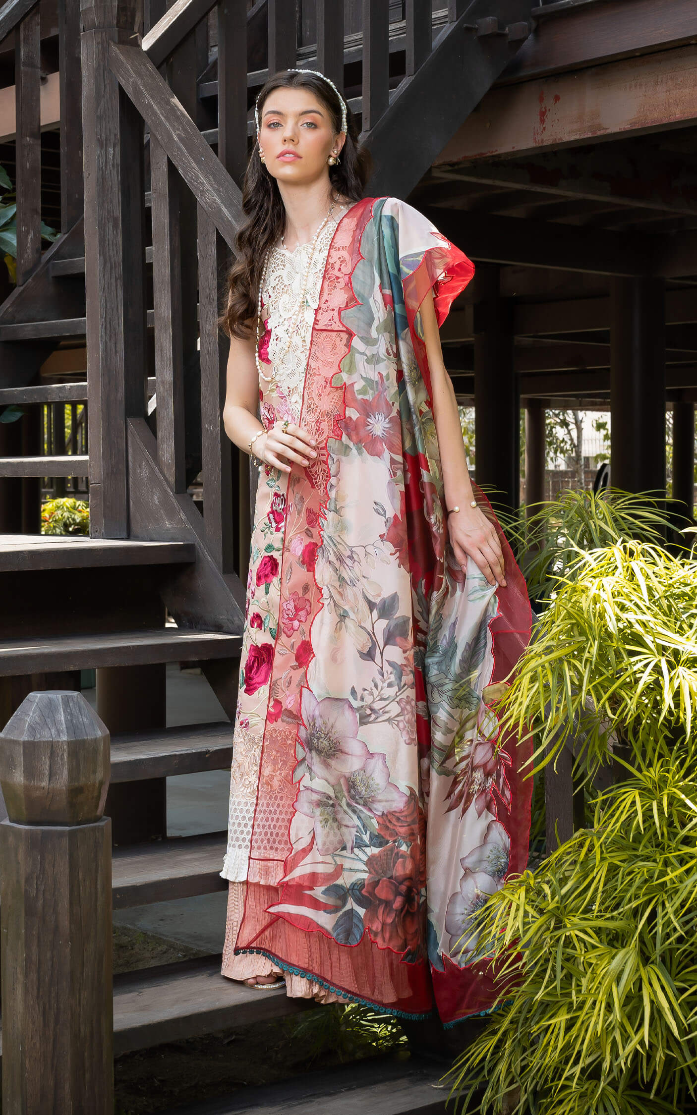 Asifa and Nabeel | Rosemary Ruffles 24 | Botanica - by - Libasekhas UK - Registered Vendor of : Asifa and Nabeel - 100% Original Designer Dresss