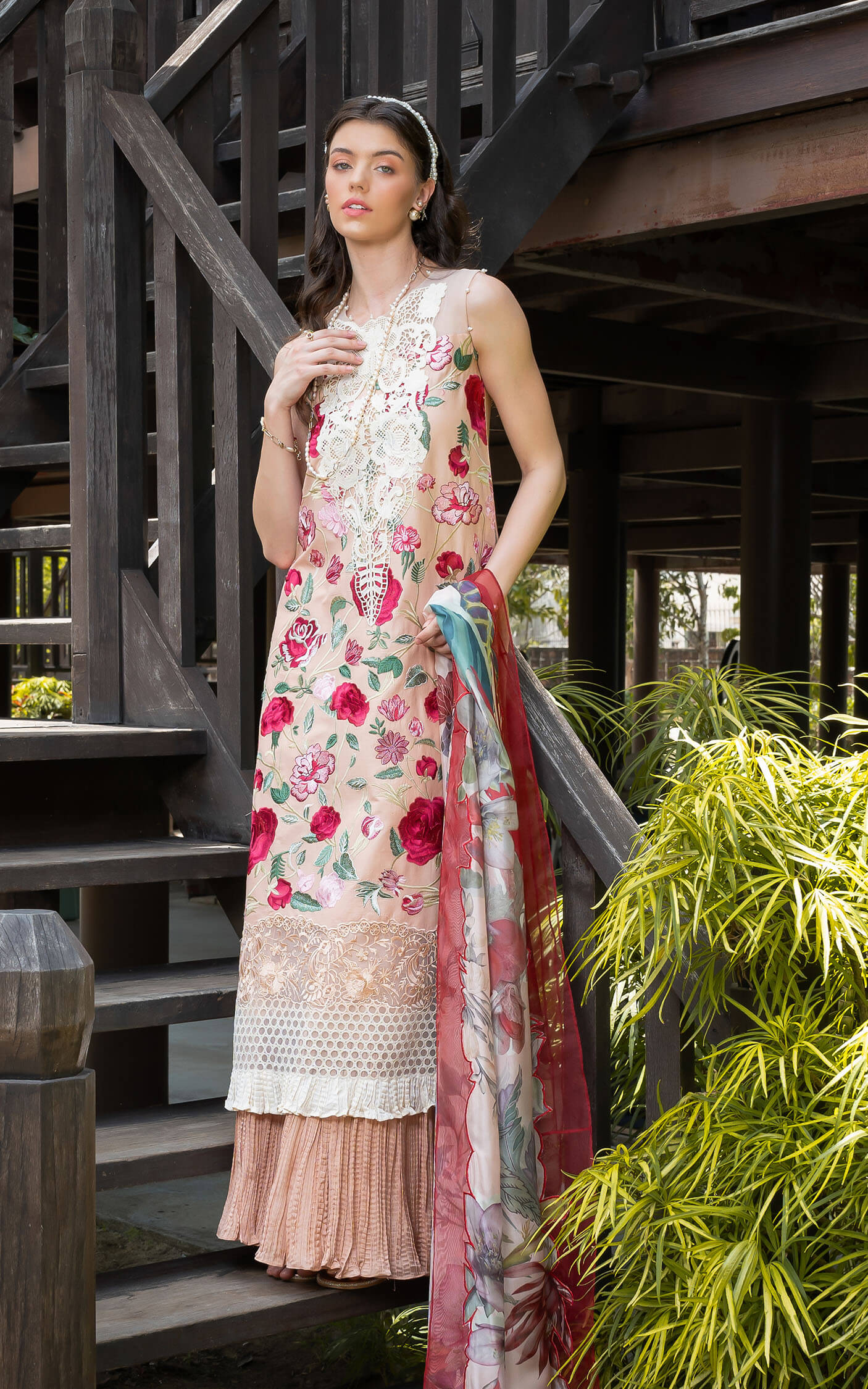 Asifa and Nabeel | Rosemary Ruffles 24 | Botanica - by - Libasekhas UK - Registered Vendor of : Asifa and Nabeel - 100% Original Designer Dresss