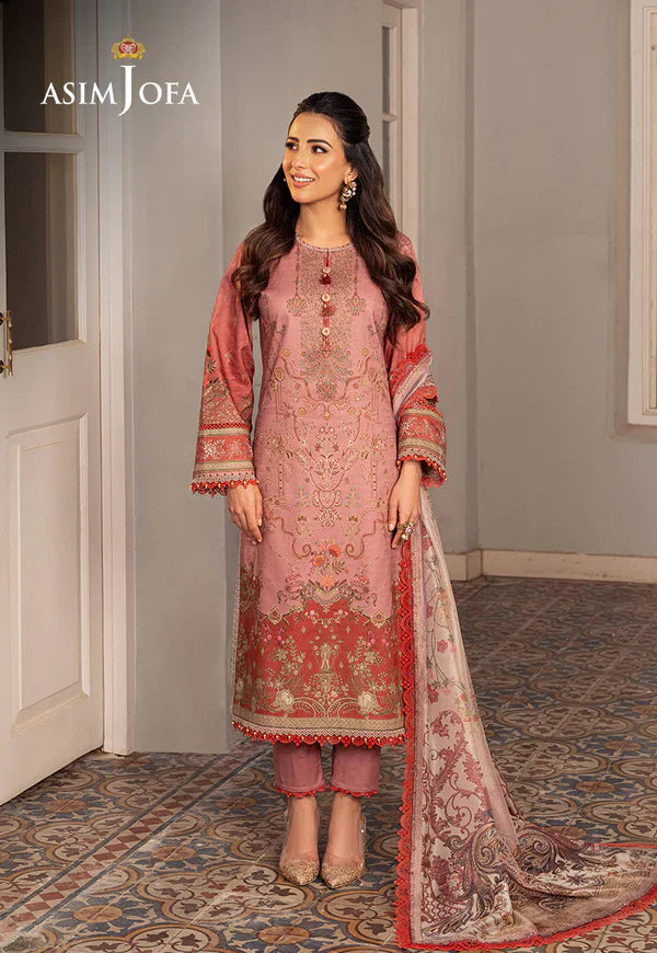 Asim Jofa | Aira Summer Prints | AJAR 08 - by - Libasekhas UK - Registered Vendor of : Asim Jofa - 100% Original Designer Dresss