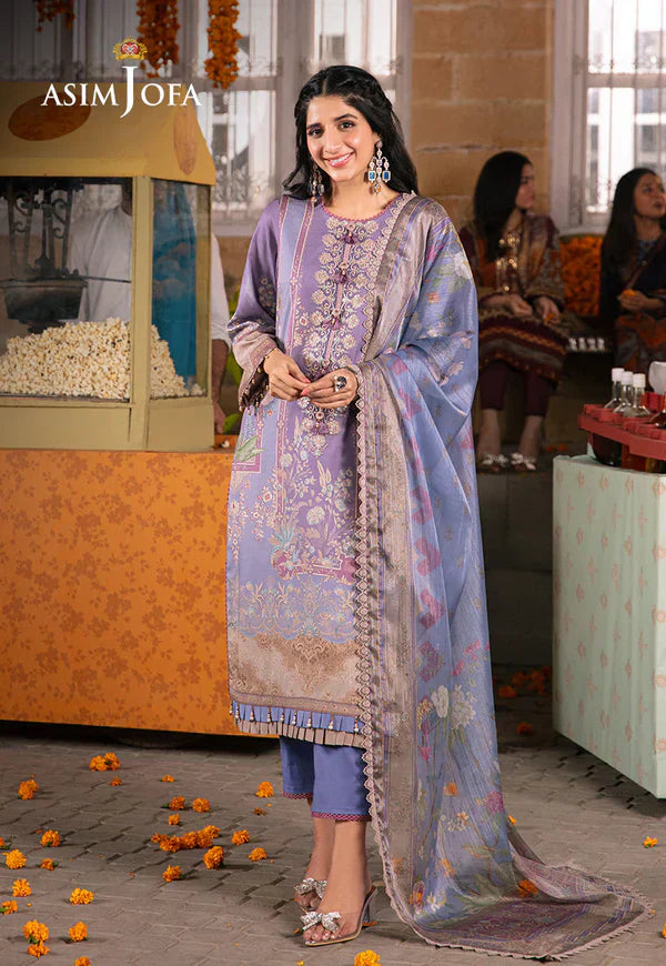 Asim Jofa | Aira Summer Prints | AJAR 05 - by - Libasekhas UK - Registered Vendor of : Asim Jofa - 100% Original Designer Dresss