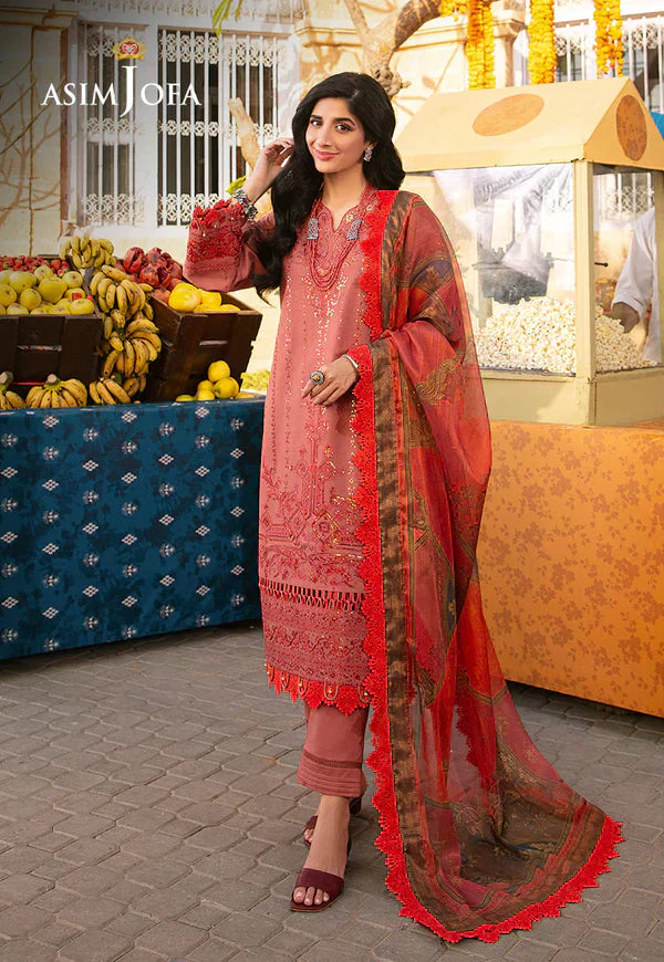 Asim Jofa | Aira Summer Prints | AJAR-35 - by - Libasekhas UK - Registered Vendor of : Asim Jofa - 100% Original Designer Dresss