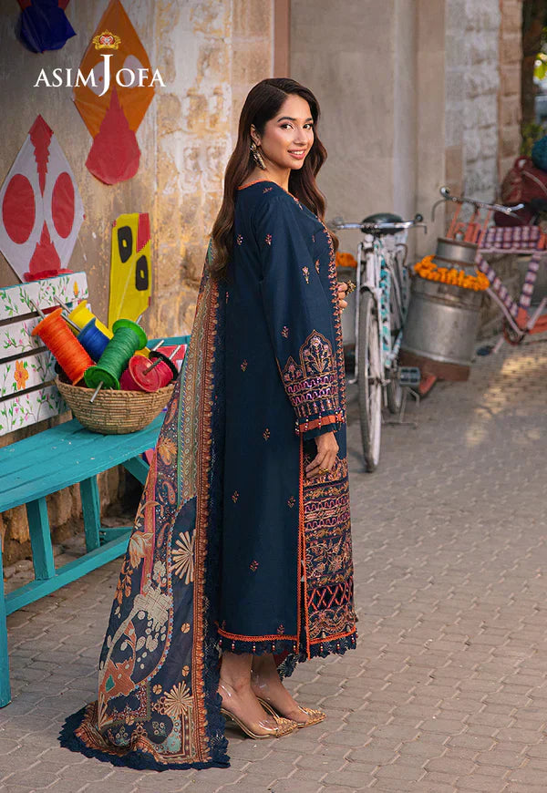 Asim Jofa | Aira Summer Prints | AJAR-36 - by - Libasekhas UK - Registered Vendor of : Asim Jofa - 100% Original Designer Dresss