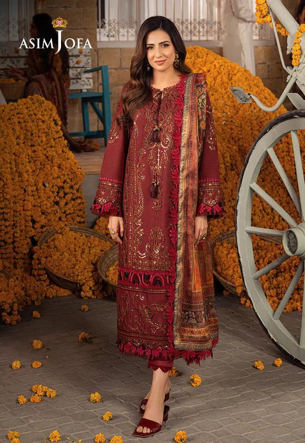 Asim Jofa | Aira Summer Prints | AJAR-29 - by - Libasekhas UK - Registered Vendor of : Asim Jofa - 100% Original Designer Dresss