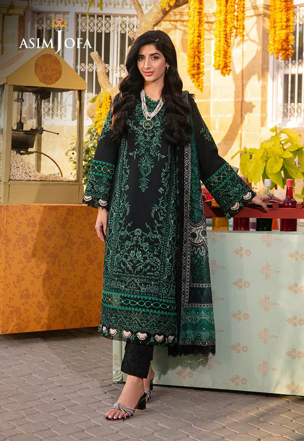 Asim Jofa | Aira Summer Prints | AJAR-32 - by - Libasekhas UK - Registered Vendor of : Asim Jofa - 100% Original Designer Dresss