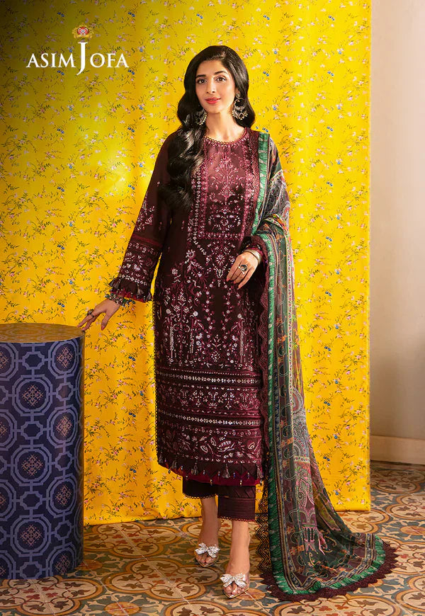 Asim Jofa | Aira Summer Prints | AJAR 34 - by - Libasekhas UK - Registered Vendor of : Asim Jofa - 100% Original Designer Dresss