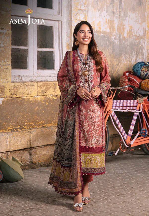Asim Jofa | Aira Summer Prints | AJAR 17 - by - Libasekhas UK - Registered Vendor of : Asim Jofa - 100% Original Designer Dresss