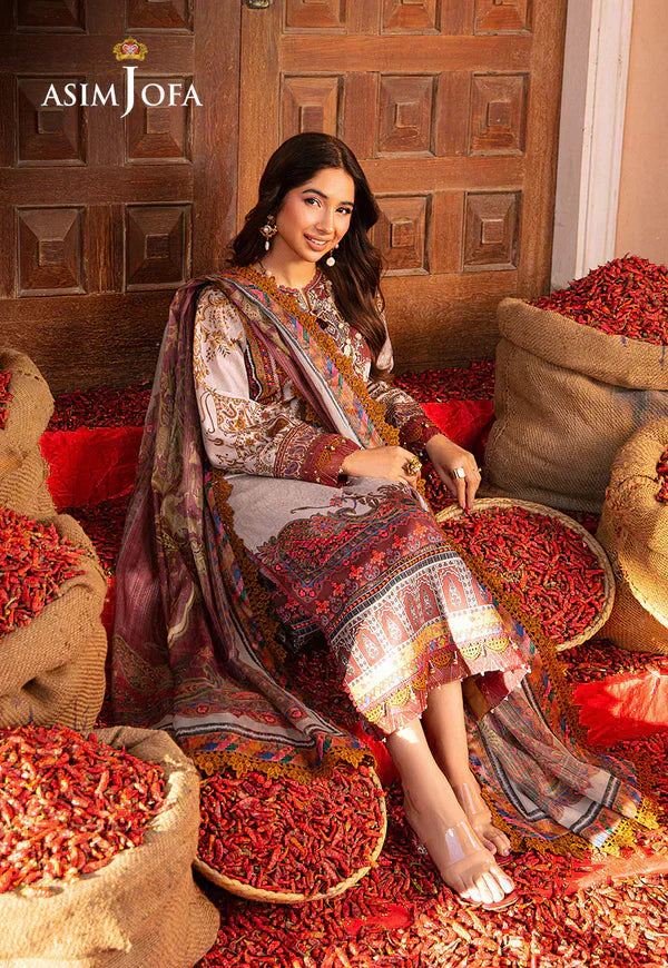 Asim Jofa | Aira Summer Prints | AJAR 06 - by - Libasekhas UK - Registered Vendor of : Asim Jofa - 100% Original Designer Dresss