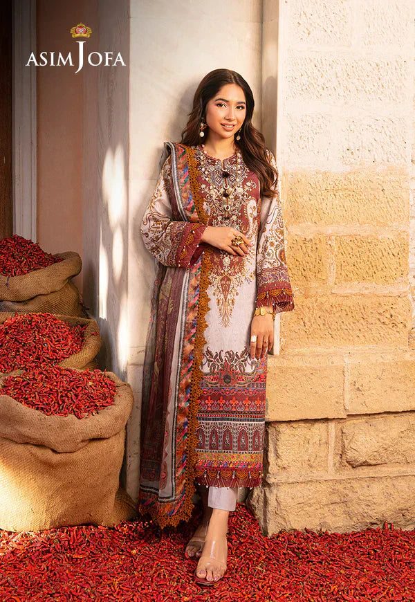 Asim Jofa | Aira Summer Prints | AJAR 06 - by - Libasekhas UK - Registered Vendor of : Asim Jofa - 100% Original Designer Dresss