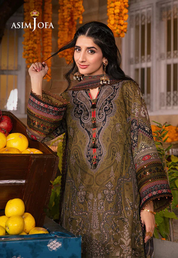 Asim Jofa | Aira Summer Prints | AJAR 23 - by - Libasekhas UK - Registered Vendor of : Asim Jofa - 100% Original Designer Dresss