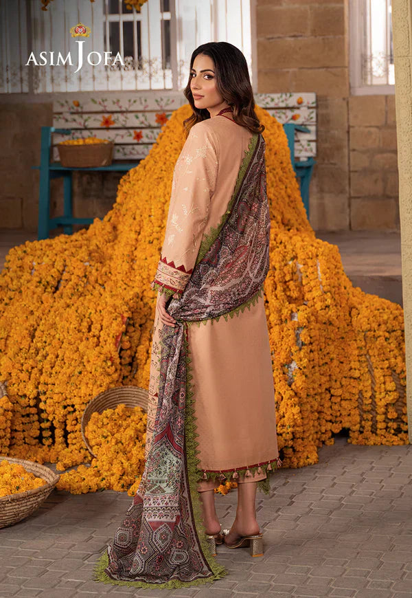 Asim Jofa | Aira Summer Prints | AJAR-31 - by - Libasekhas UK - Registered Vendor of : Asim Jofa - 100% Original Designer Dresss