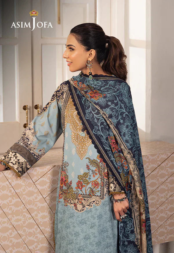 Asim Jofa | Aira Summer Prints | AJAR-27 - by - Libasekhas UK - Registered Vendor of : Asim Jofa - 100% Original Designer Dresss