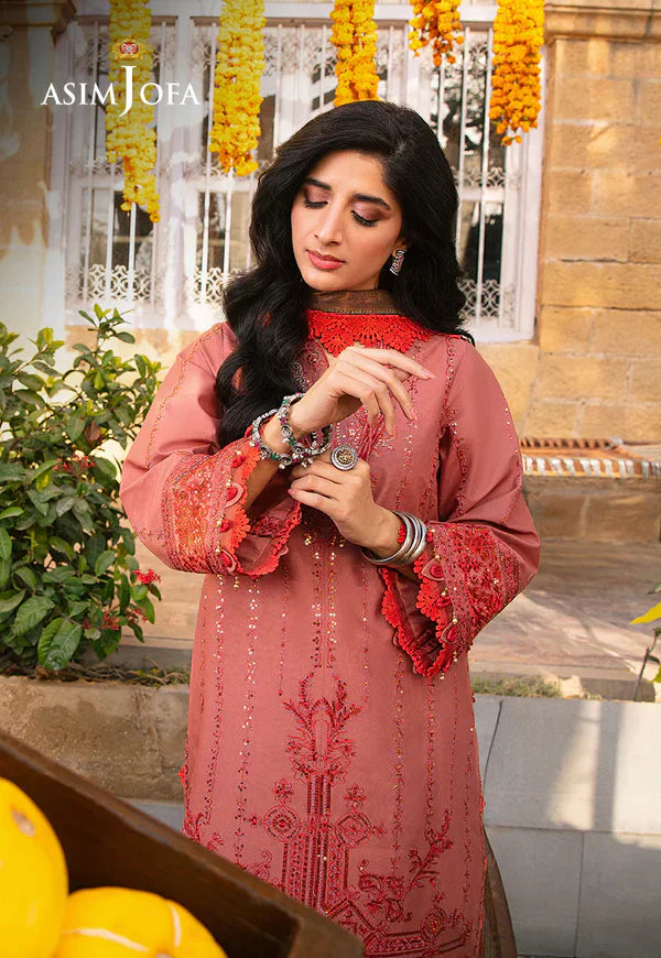 Asim Jofa | Aira Summer Prints | AJAR-35 - by - Libasekhas UK - Registered Vendor of : Asim Jofa - 100% Original Designer Dresss