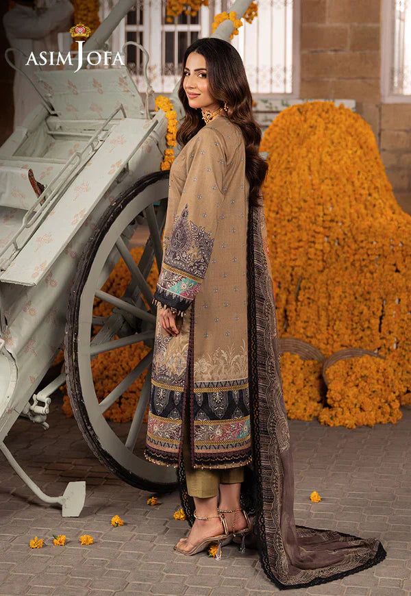 Asim Jofa | Aira Summer Prints | AJAR-16 - by - Libasekhas UK - Registered Vendor of : Asim Jofa - 100% Original Designer Dresss