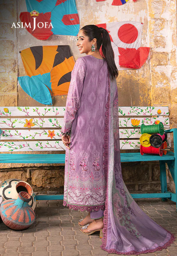 Asim Jofa | Aira Summer Prints | AJAR-11 - by - Libasekhas UK - Registered Vendor of : Asim Jofa - 100% Original Designer Dresss