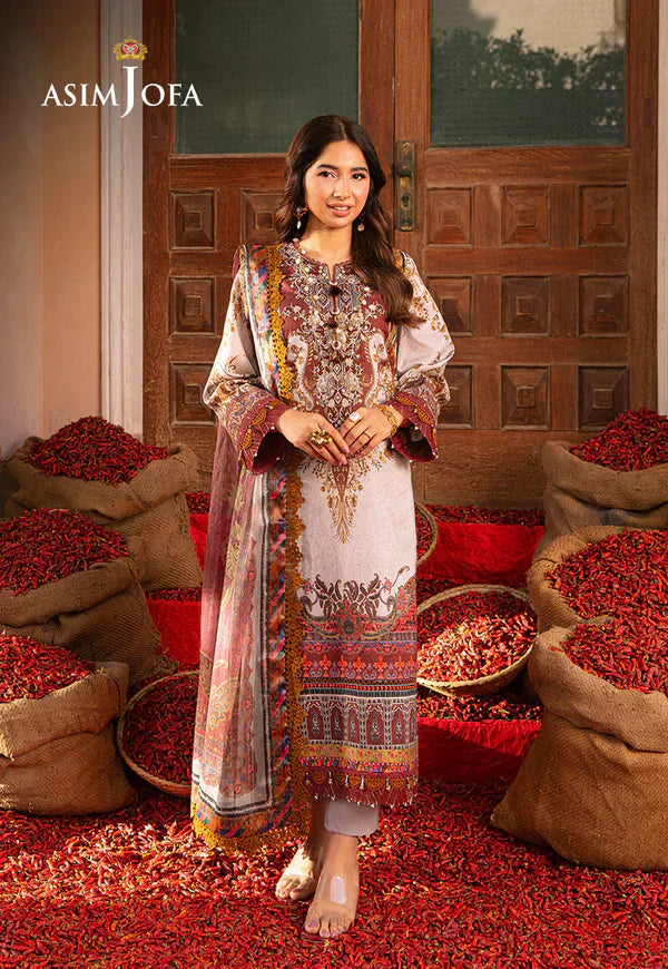 Asim Jofa | Aira Summer Prints | AJAR 06 - by - Libasekhas UK - Registered Vendor of : Asim Jofa - 100% Original Designer Dresss