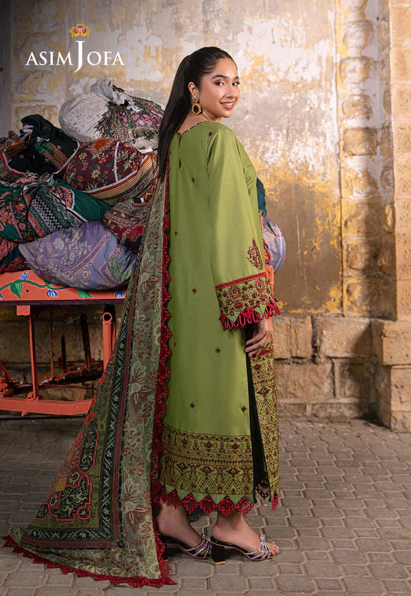 Asim Jofa | Aira Summer Prints | AJAR-33 - by - Libasekhas UK - Registered Vendor of : Asim Jofa - 100% Original Designer Dresss